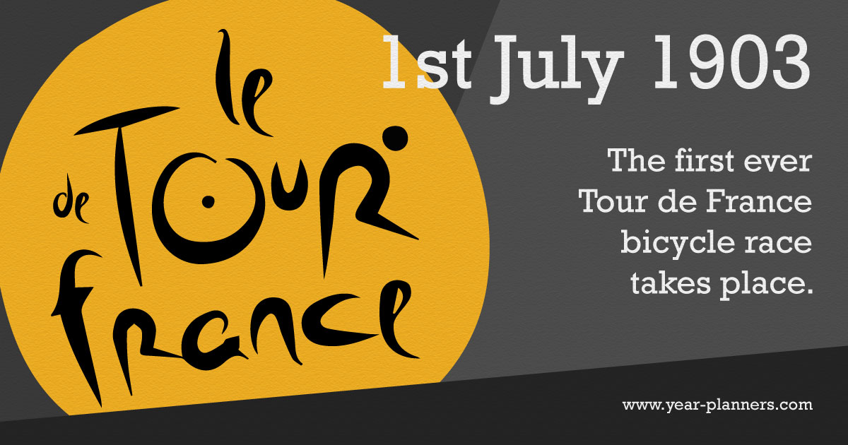 July 1st – Calendar Event