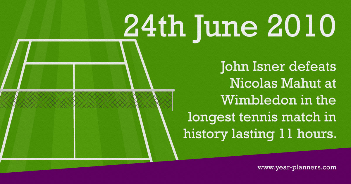 June 24th – Calendar Event