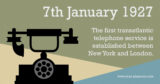 January 7th Calendar Event