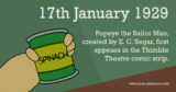 January 17th - Calendar Event