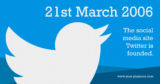 March 21st #2006 - #EventsInHistory @Twitter #founded