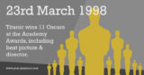 March 23rd #1998 - #EventsInHistory #Oscars #Titanic