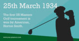 March 25th #1934 - #EventsInHistory @TheMasters #original #Golf
