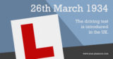 March 26th #1934 - #EventsInHistory #DrivingTest @DVLAgovuk