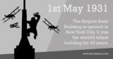 May 1st – Calendar Event