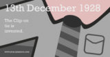 December 13th – Calendar Event