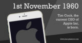 November 1st – Calendar Event