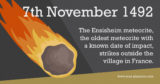 November 7th – Calendar Event