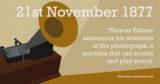 November 21st – Calendar Event