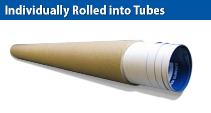 Individually Rolled into Tubes