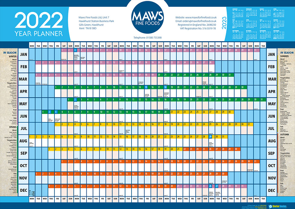 Tinstar Year Planner Example